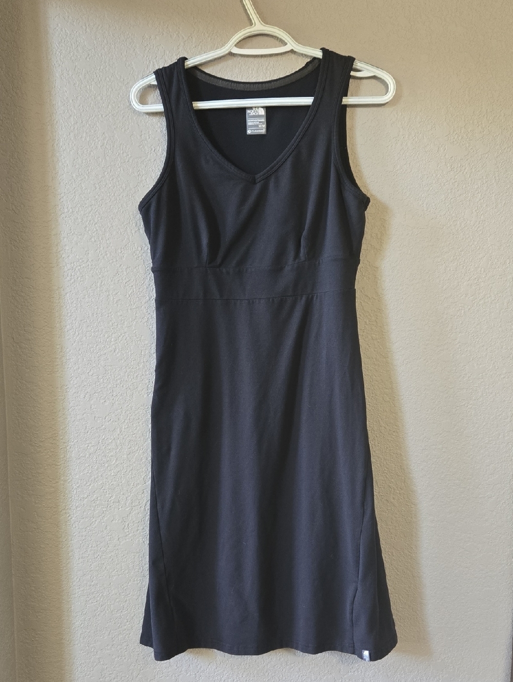 The North Face Black Sleeveless V-Neck Midi Dress